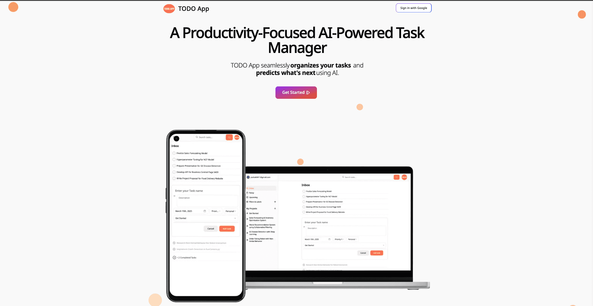 AI-Powered To-Do App